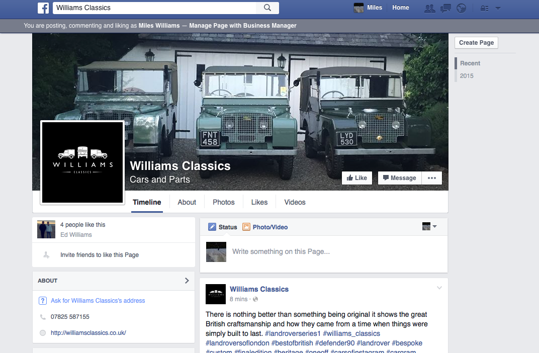 Take a Look at Our New Facebook Account