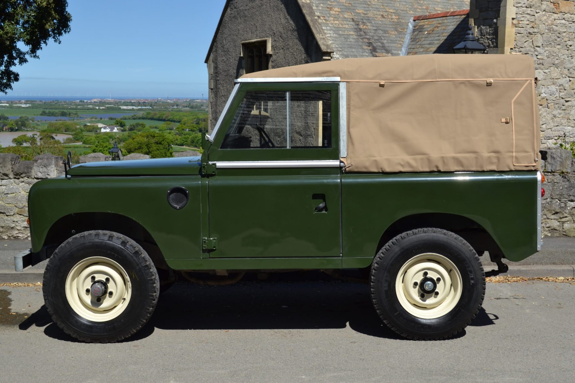 Land Rover Series 3 Bronze Green Softop Galvanised Chassis (LCY