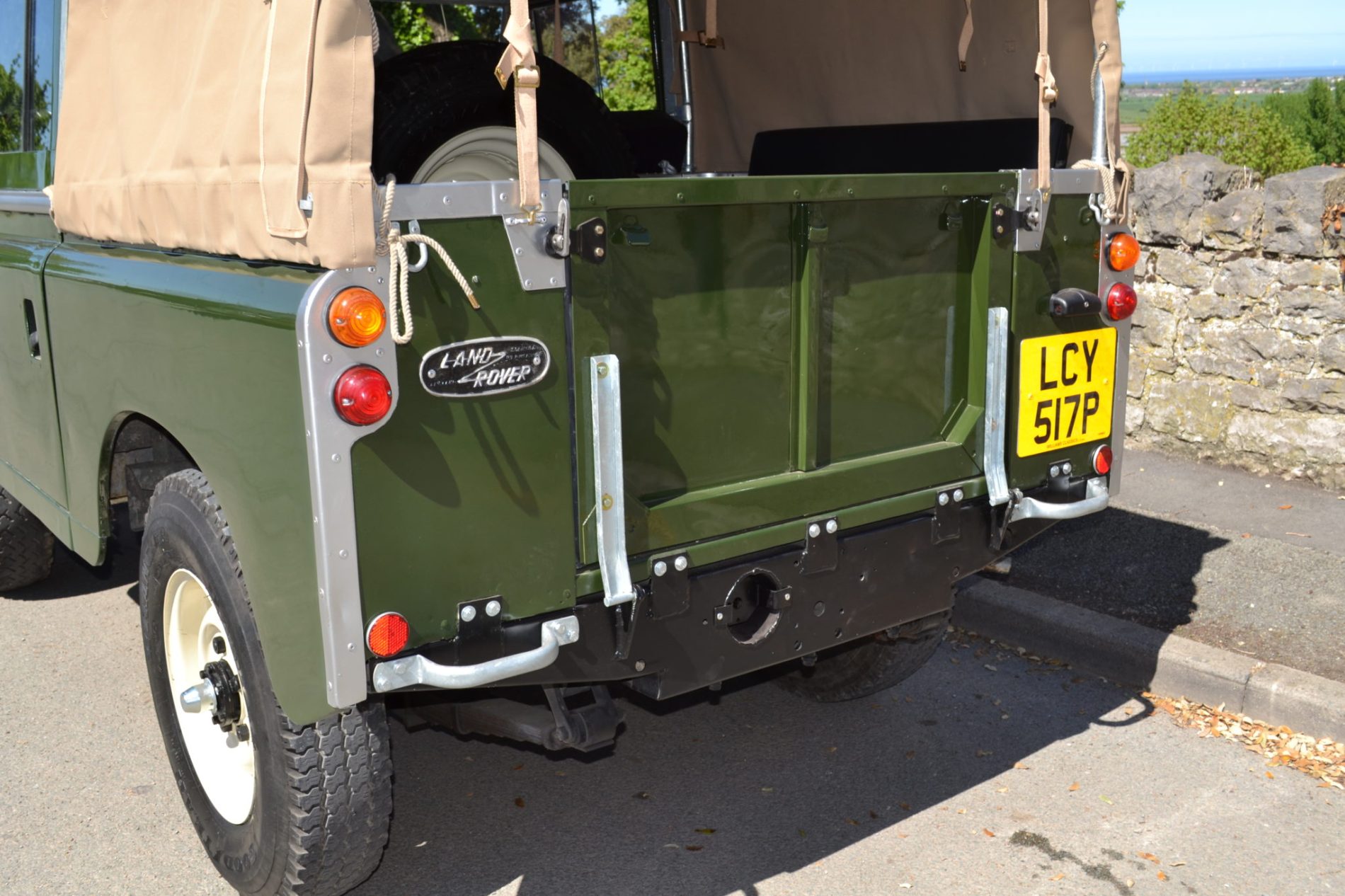 Land Rover Series 3 Bronze Green Softop Galvanised Chassis (LCY ...