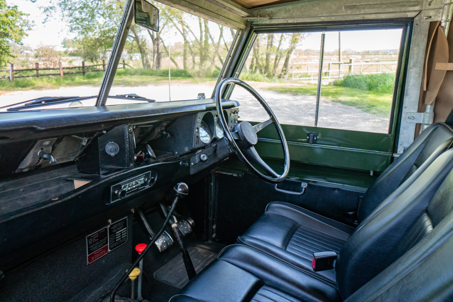 Land Rover Series 3 88" 1976 Bronze Green Soft Top Galvanised Chassis